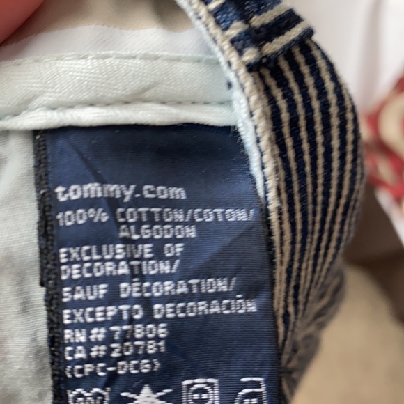 Tommy Hilfiger Striped Denim Skirt 14 - Picture 3 of 4